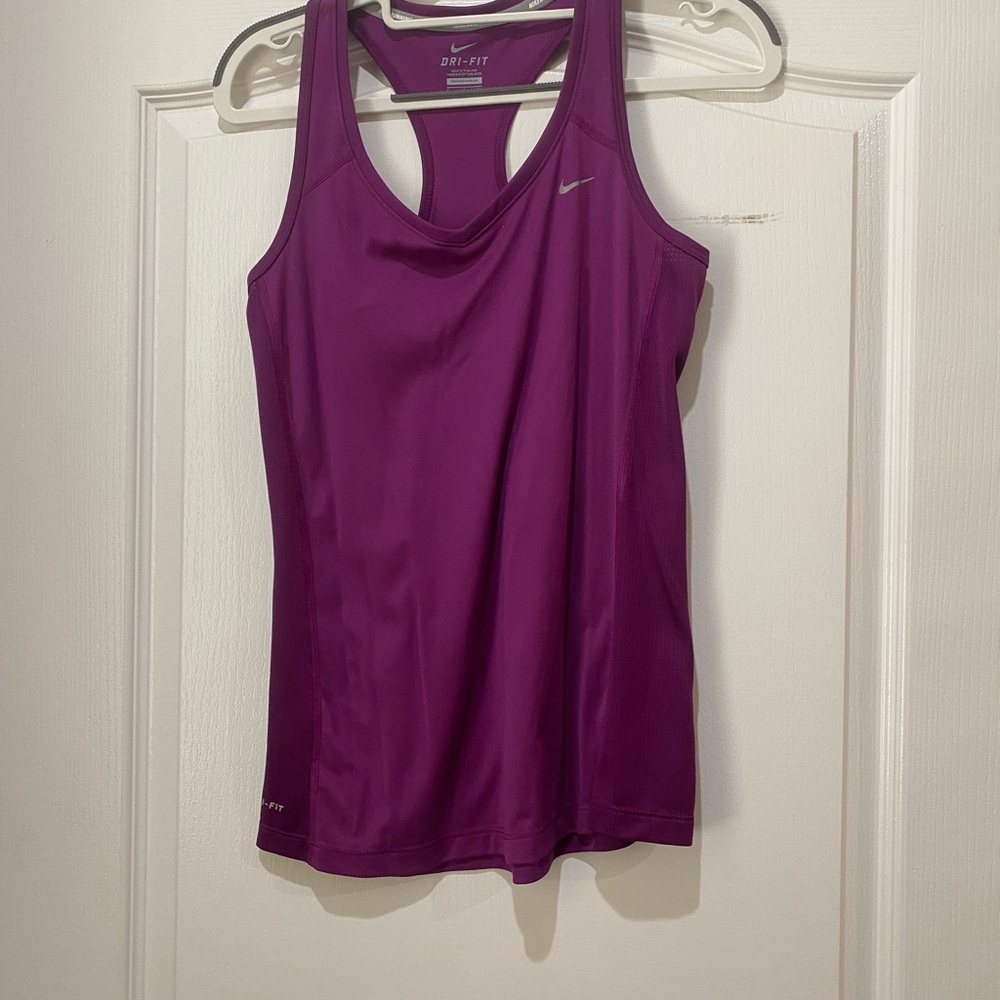 Nike Women's Magenta Dri-FIT Tank Top